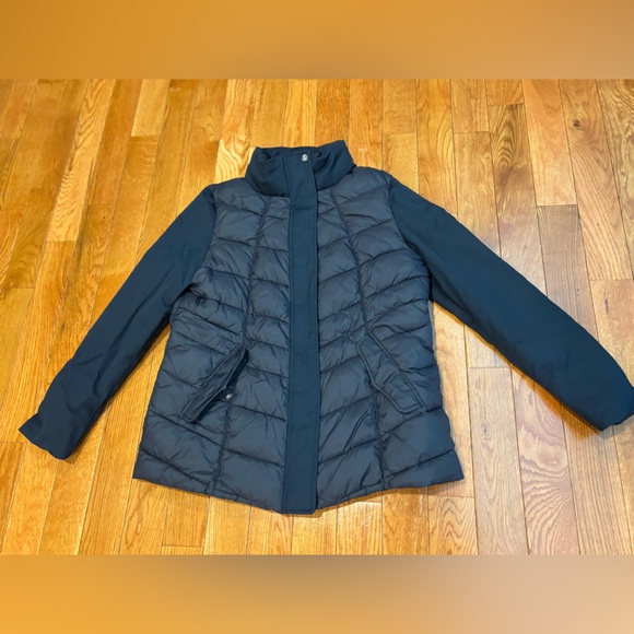 Barbour womens 14 Navy Puffer Jacket - Picture 1 of 13